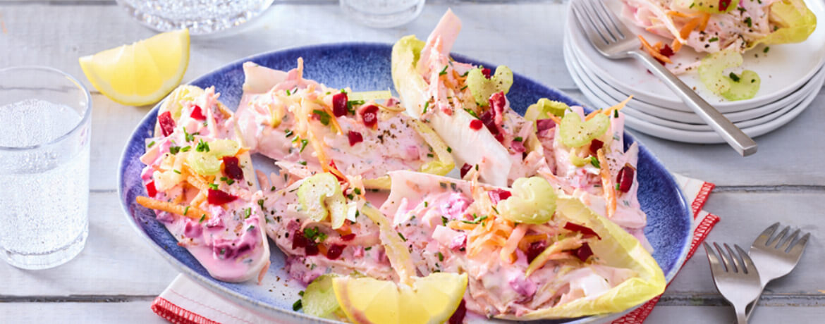 Rohkostschiffchen mit Joghurtdressing für 4 Personen von lidl-kochen.de
