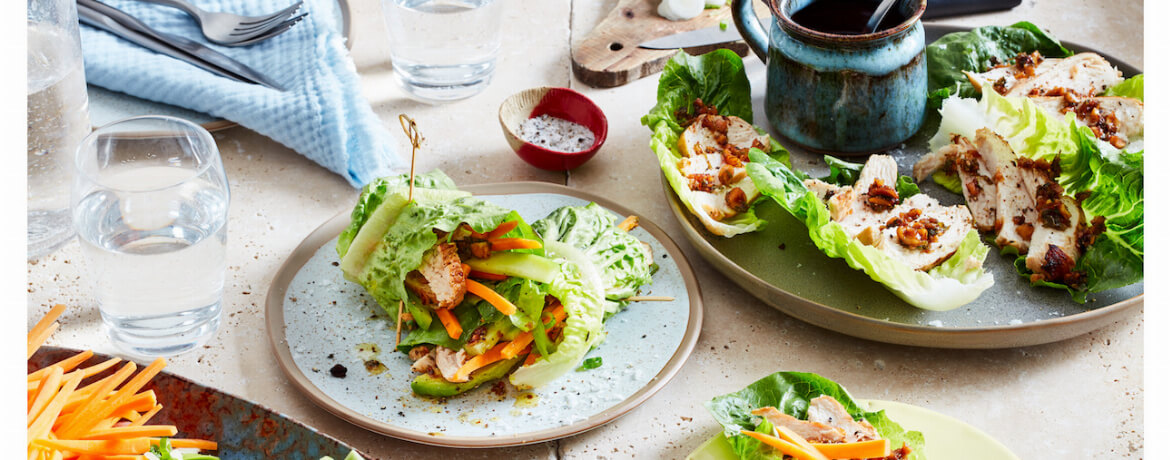 Salatwrap mit Hähnchen für 4 Personen von lidl-kochen.de