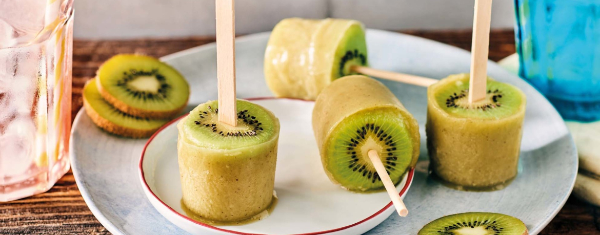 Kiwi-Sorbet am Stiel für 4 Personen von lidl-kochen.de