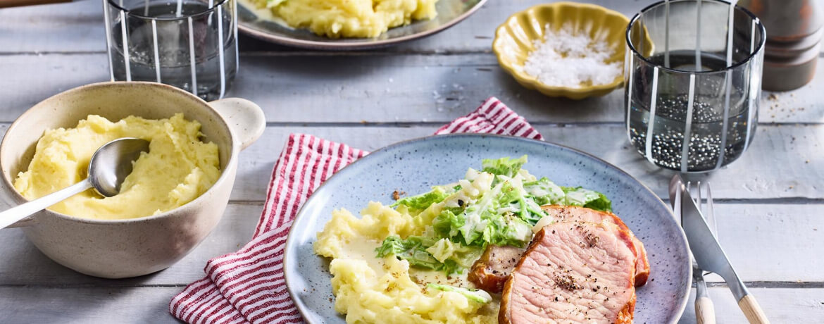 [Schnell &amp; einfach] Kassler mit Rahmwirsing und Kartoffelpüree | LIDL ...