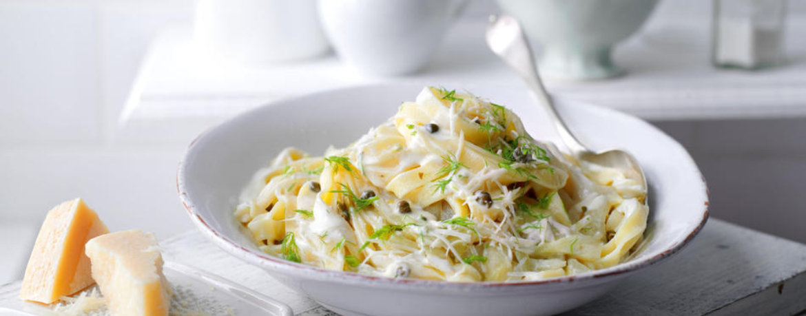 Tagliatelle mit Fenchel-Kapern-Sauce für 4 Personen von lidl-kochen.de