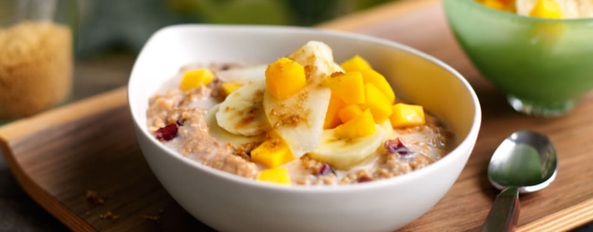 Porridge mit Cranberries und frischen Früchten für 4 Personen von lidl-kochen.de