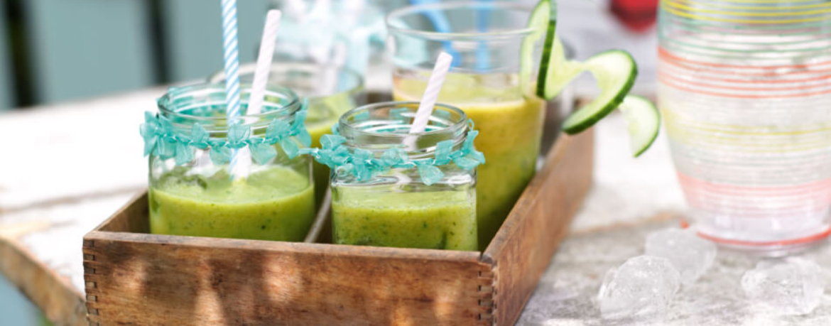 Grüner Smoothie mit Pfirsich für 4 Personen von lidl-kochen.de