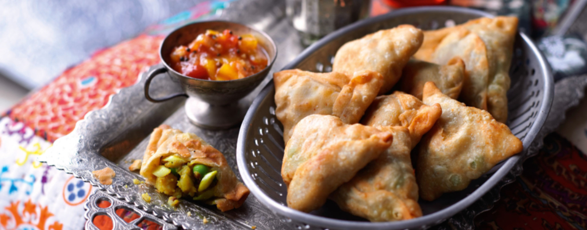 Samosas mit Kartoffel-Erbsen-Füllung - Rezept | LIDL Kochen