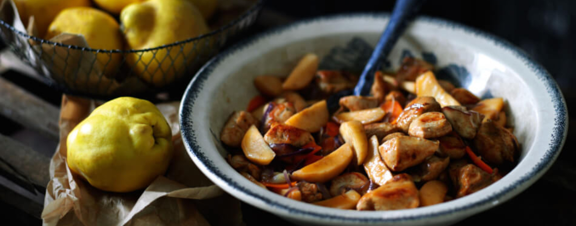 Hähnchen-Aprikosen-Pfanne mit Basmatireis für 4 Personen von lidl-kochen.de