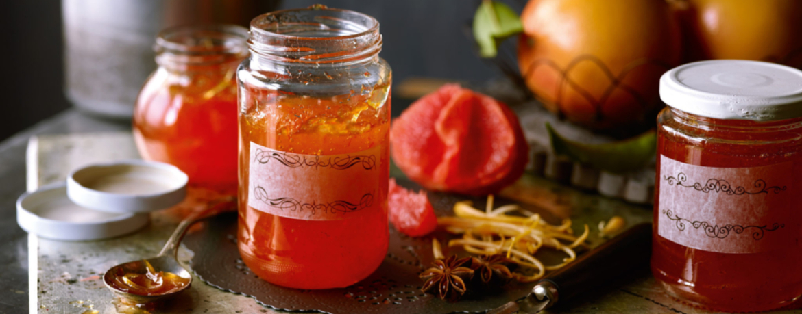 Pink-Grapefruit-Marmelade mit Sternanis für 16 Personen von lidl-kochen.de