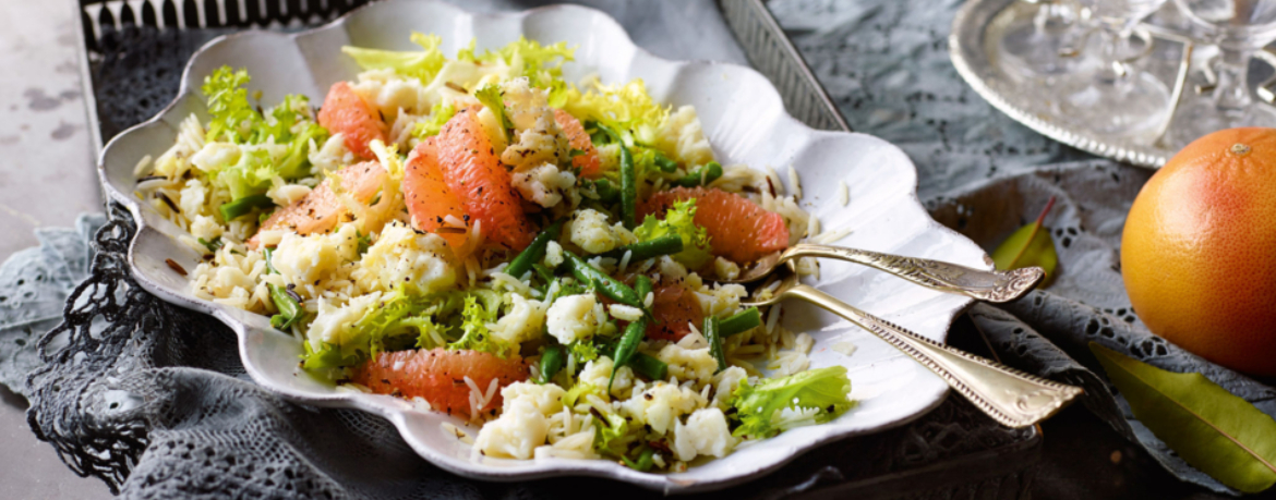 Reissalat mit Grapefruits und Bohnen für 4 Personen von lidl-kochen.de