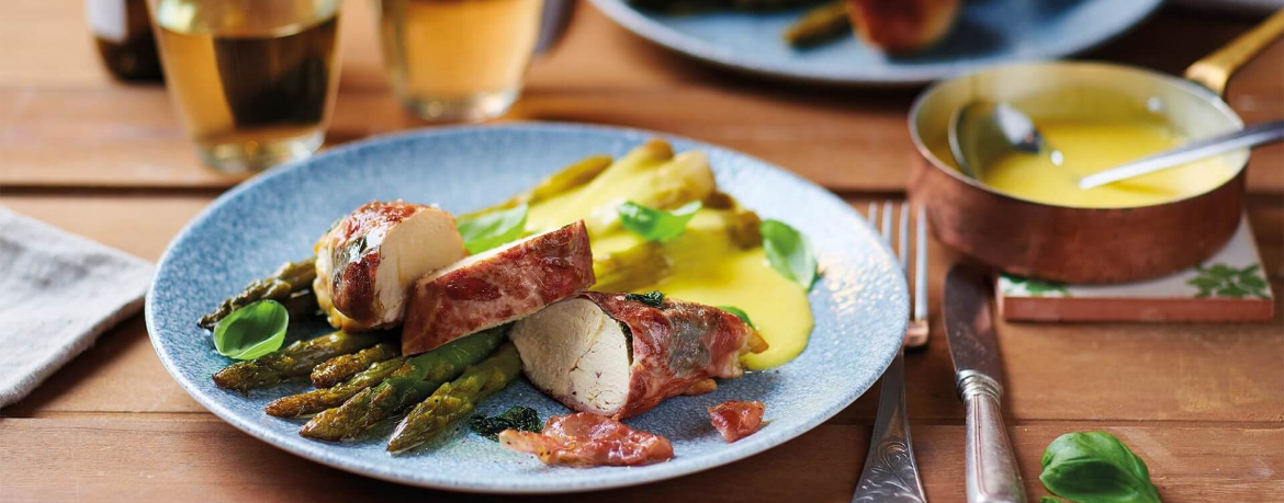 Saltimbocca vom Hähnchen mit Spargel für 4 Personen von lidl-kochen.de