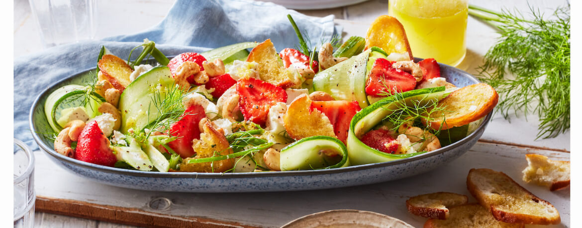 Panzanella mit Senferdbeeren für 4 Personen von lidl-kochen.de