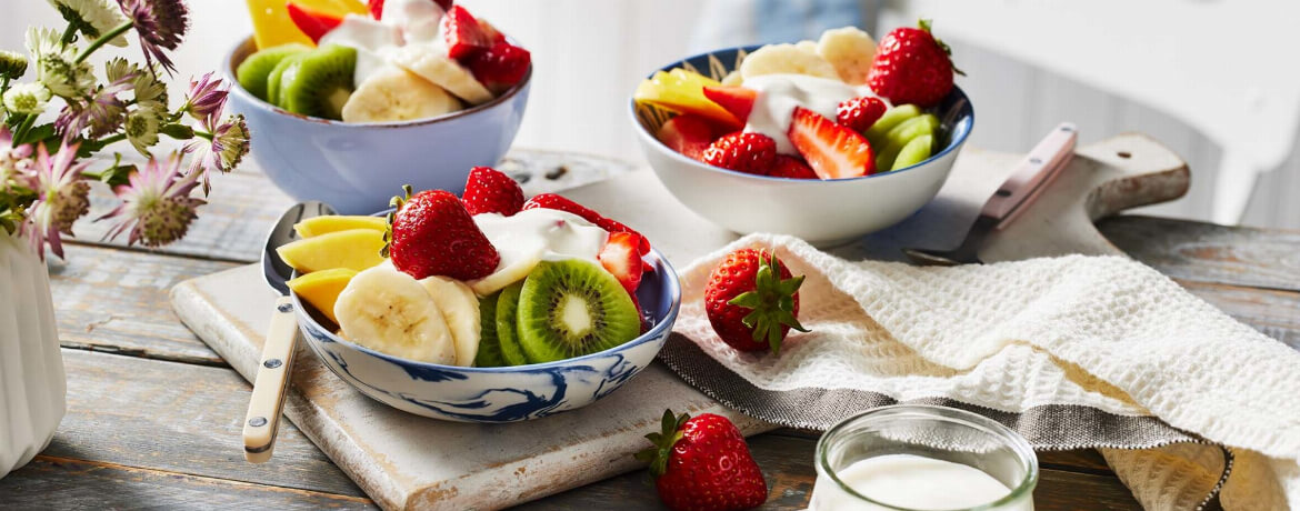 Früchte mit Quarkdip für 4 Personen von lidl-kochen.de