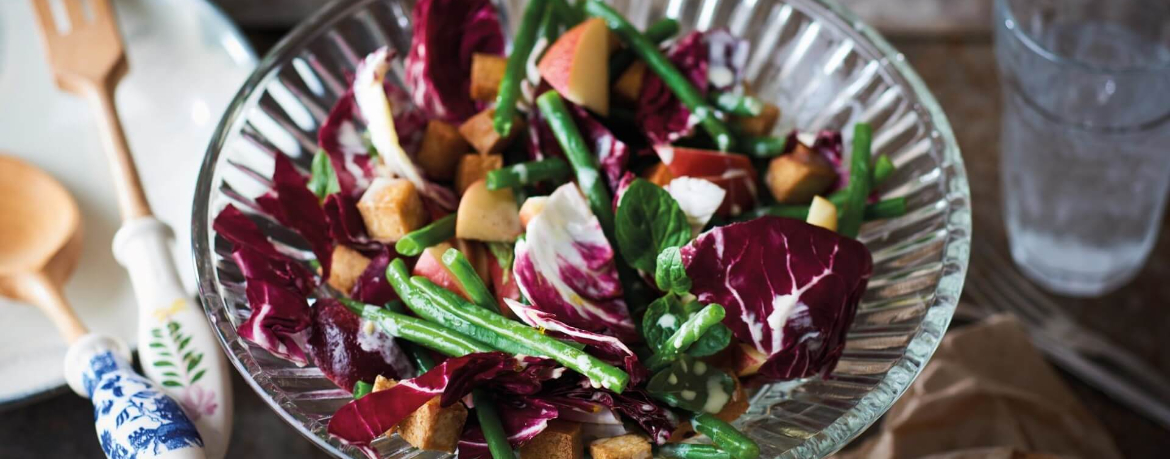 Bohnensalat mit Radiccio und Tofu für 4 Personen von lidl-kochen.de