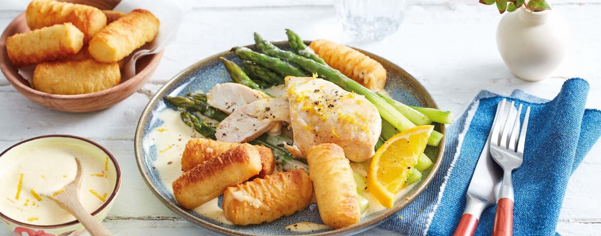 [Schnell &amp; einfach] Hähnchen und grüner Spargel | LIDL Kochen