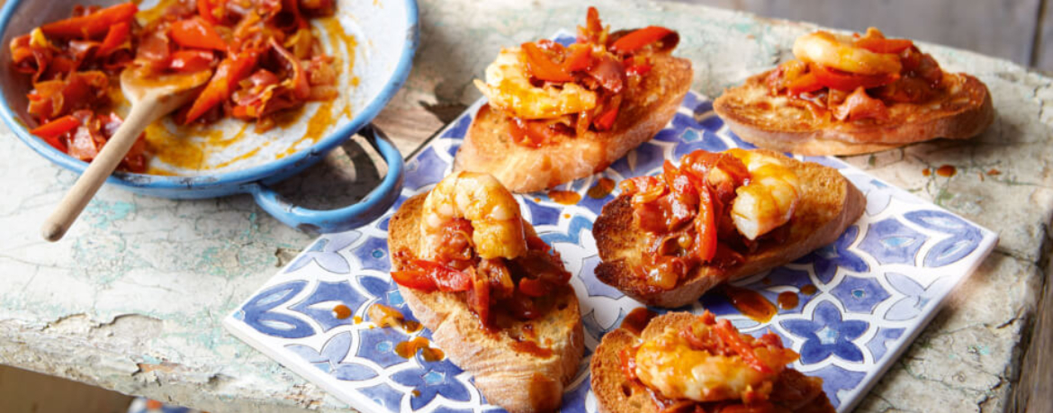 Crostini mit Garnelen für 4 Personen von lidl-kochen.de