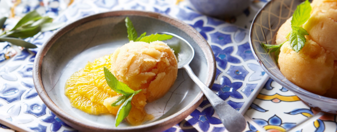 Orangensorbet mit Whiskey - Rezept | LIDL Kochen