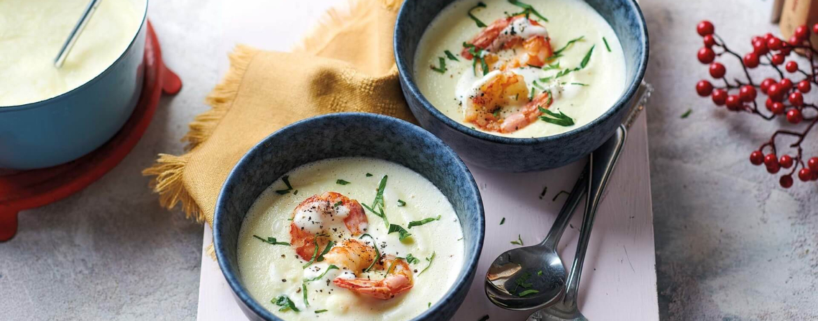 Selleriesuppe mit gebratenen Garnelen für 4 Personen von lidl-kochen.de