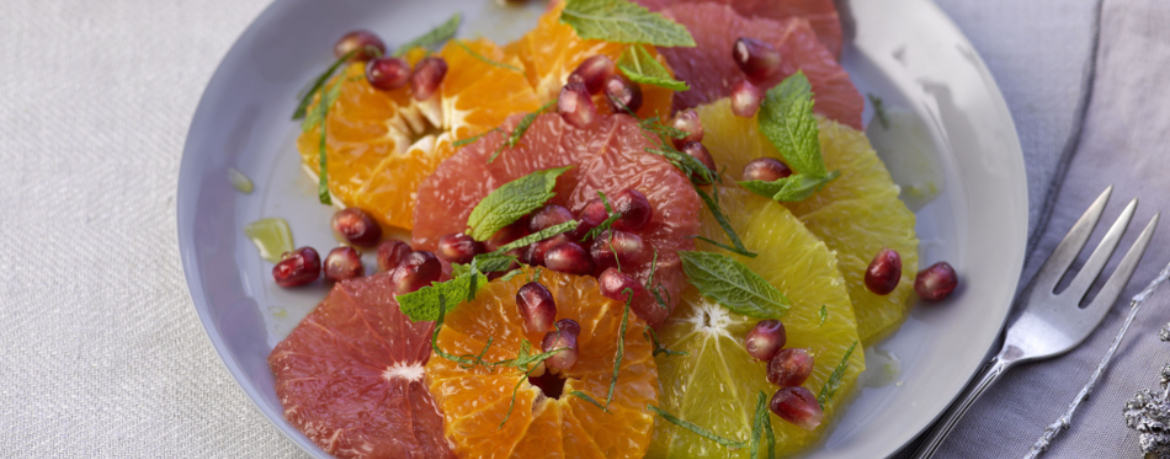 Zitrusfrucht-Salat mit Granatapfel für 4 Personen von lidl-kochen.de