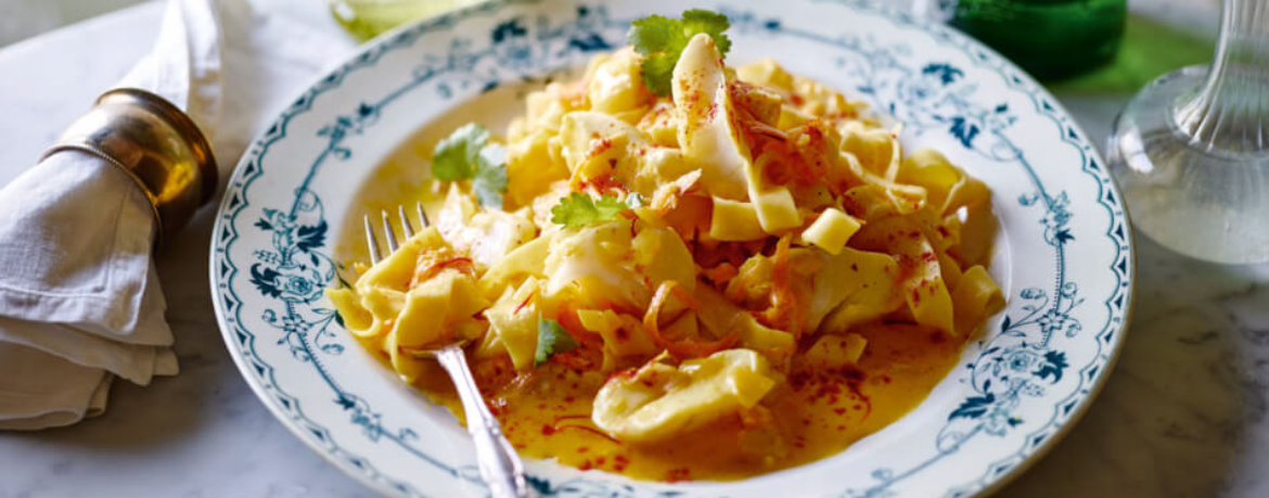 Bandnudeln und Kabeljau in Orangen-Sauce für 4 Personen von lidl-kochen.de