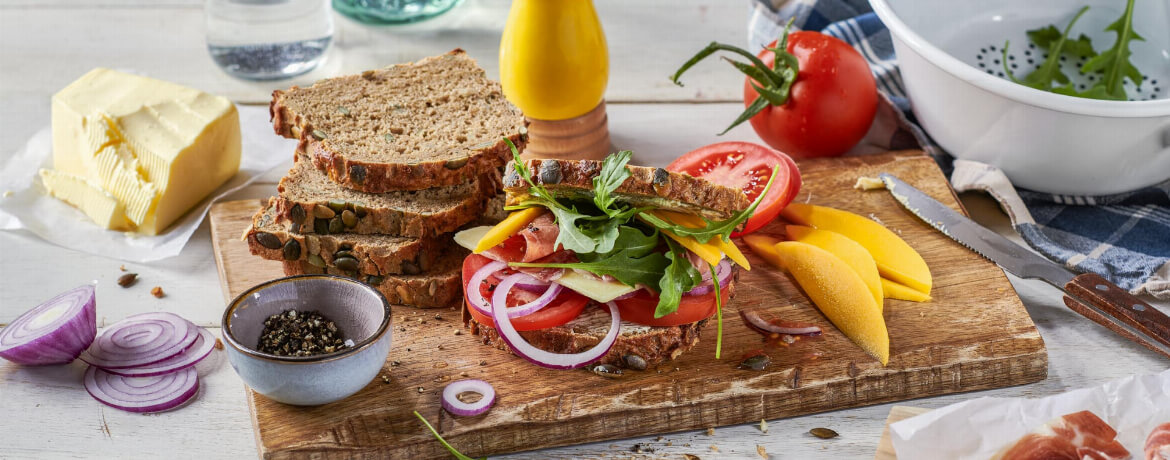 Fruchtiges Schinken-Käse-Sandwich für 4 Personen von lidl-kochen.de