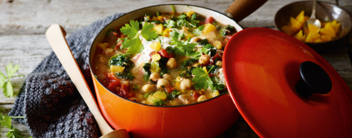 Kichererbsensuppe mit Spinat und Tomaten für 4 Personen von lidl-kochen.de