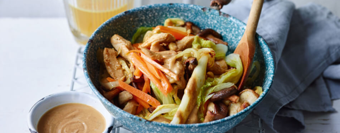 Hähnchen mit Kohl aus dem Wok für 4 Personen von lidl-kochen.de