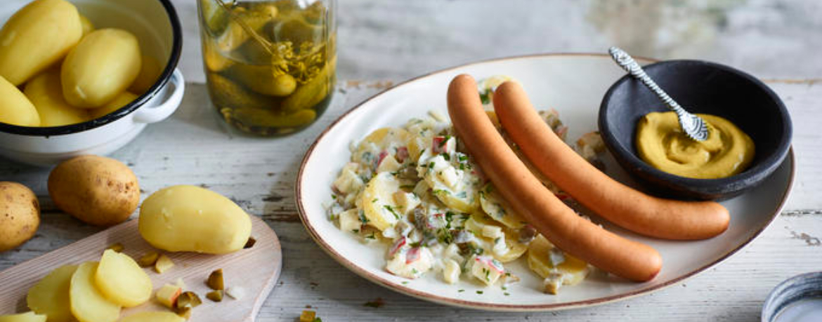 Kartoffelsalat mit Wiener Würstchen für 4 Personen von lidl-kochen.de