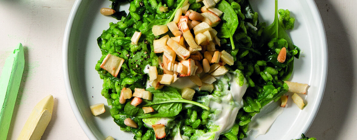 Spinat-Pastinaken-Risotto - Rezept | LIDL Kochen