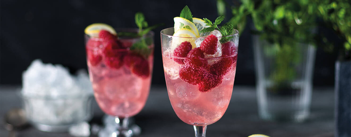 Kochen LIDL Schwarzwald Longdrink - | Rezept Gin Pink