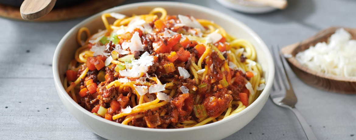 Klassische Spaghetti Bolognese für 4 Personen von lidl-kochen.de