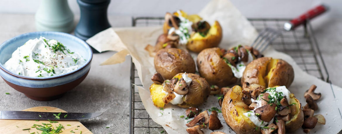 Ofenkartoffeln mit Champignons für 4 Personen von lidl-kochen.de