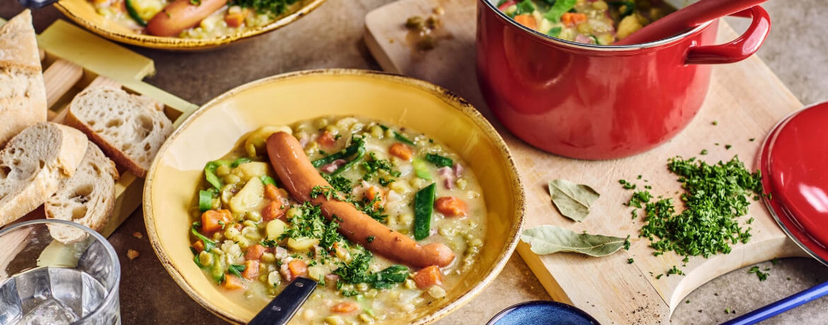 Klassische Erbsensuppe - Rezept | LIDL Kochen