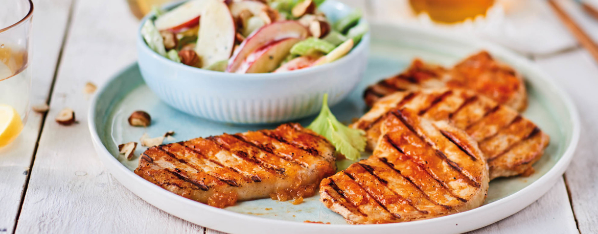 Minutensteaks mit fruchtiger Aprikosen-Grillmarinade für 4 Personen von lidl-kochen.de