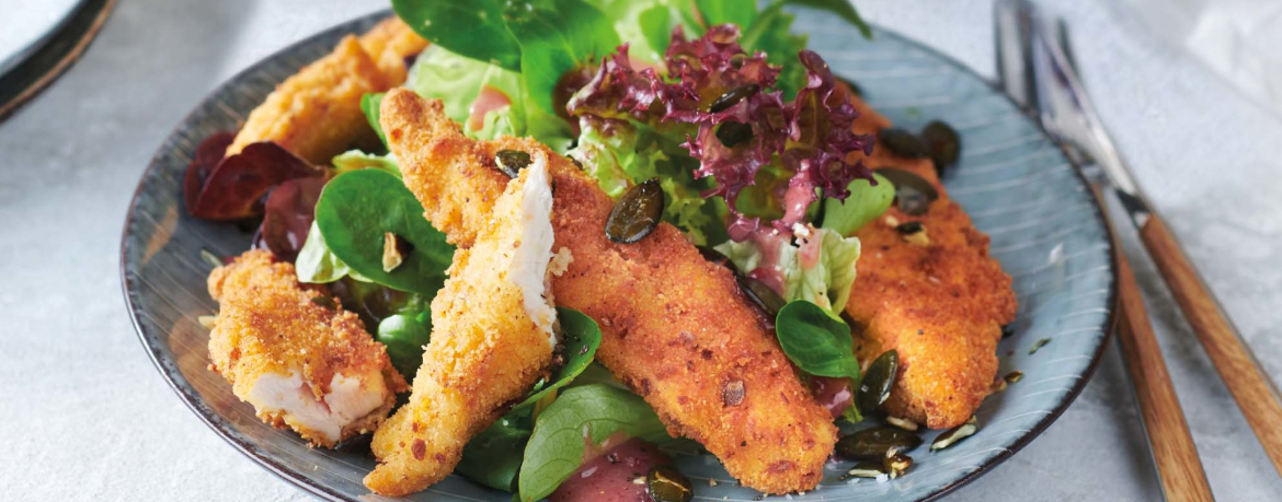 Backhendl Salat für 4 Personen von lidl-kochen.de