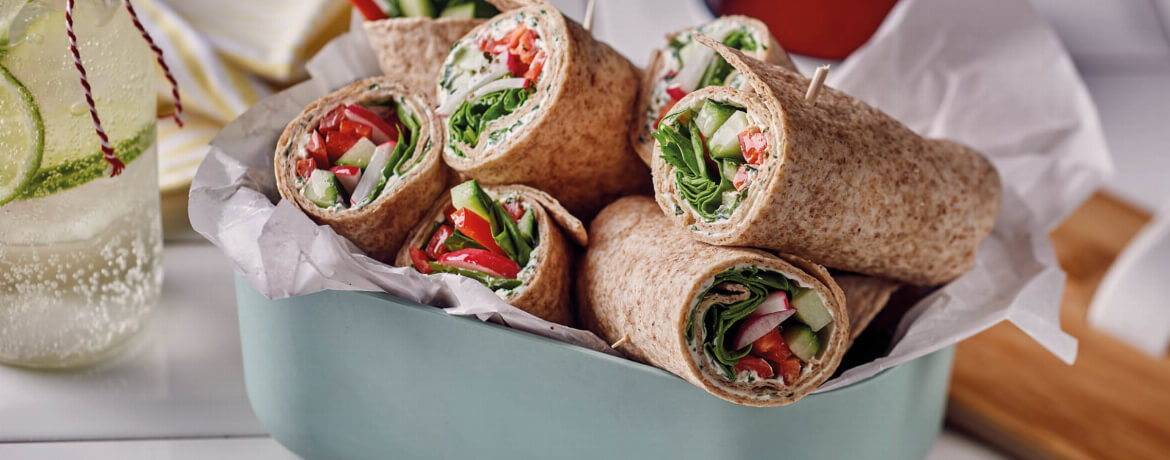 Vegetarische Wraps - Rezept | LIDL Kochen
