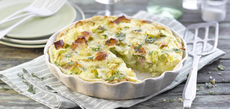 Lauchpie mit Speck und Skyr für 4 Personen von lidl-kochen.de