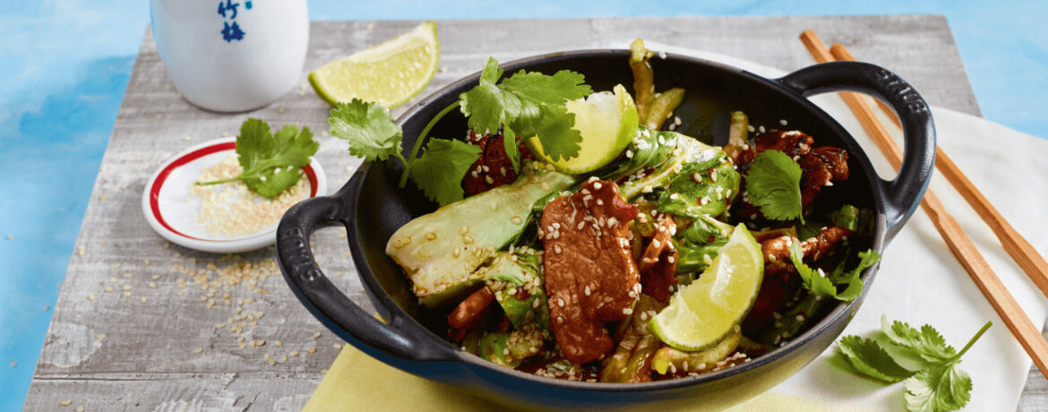 [Schnell &amp; einfach] Stir-fry Schweinefilet mit Pak Choi | LIDL Kochen