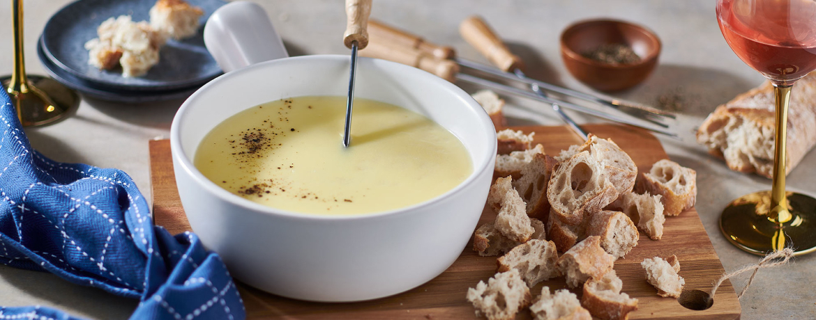 Käsefondue Grundrezept für 4 Personen von lidl-kochen.de