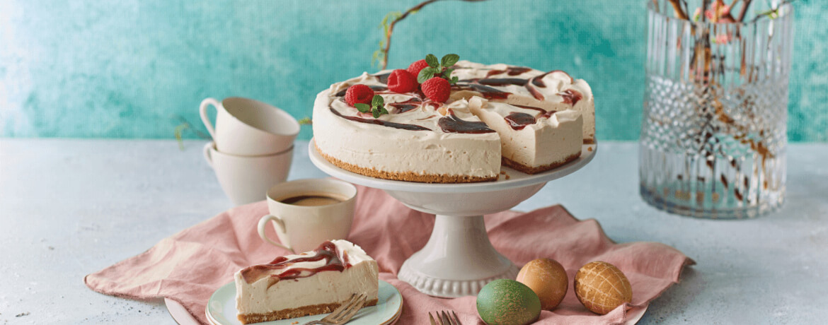 No Bake Cheese Cake mit Himbeere für 16 Personen von lidl-kochen.de