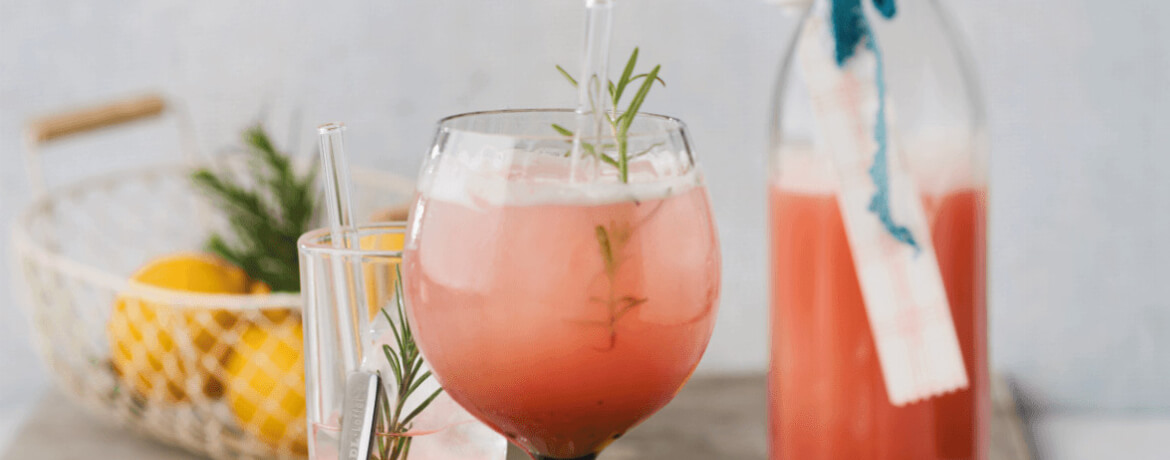 Alkoholfreier Rhabarber Spritz für 4 Personen von lidl-kochen.de