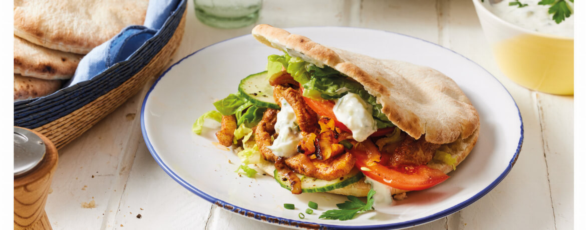 [Schnell &amp; einfach] Gyros Pita mit Zaziki &amp; Salat | LIDL Kochen