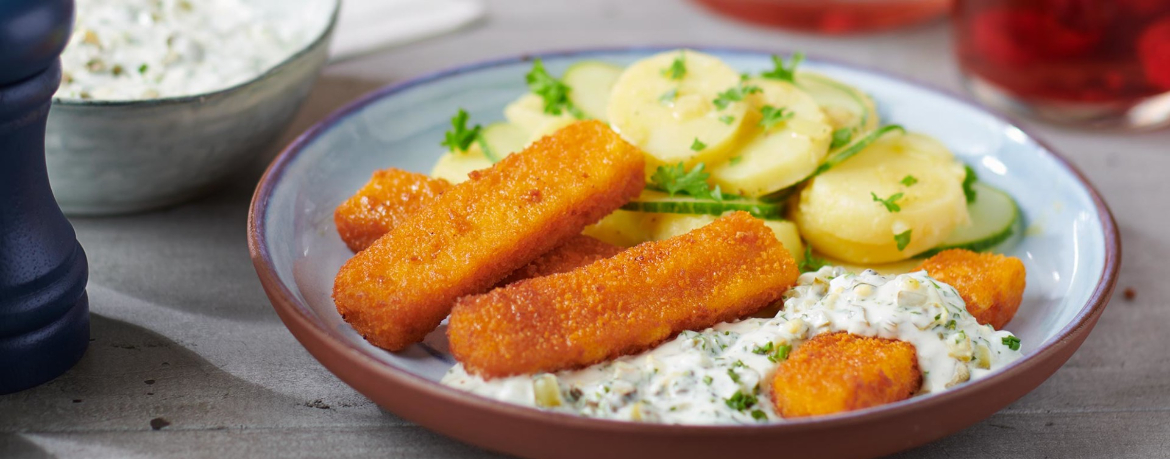 Fischstäbchen mit Kartoffelsalat für 4 Personen von lidl-kochen.de