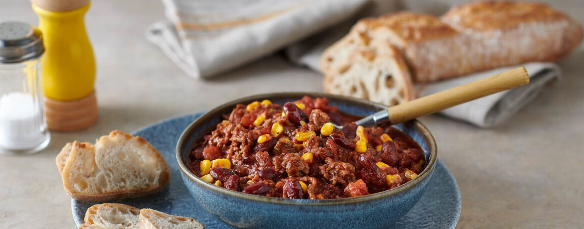Chili con Carne mit Rinderhackfleisch - Monsieur Cuisine Rezept