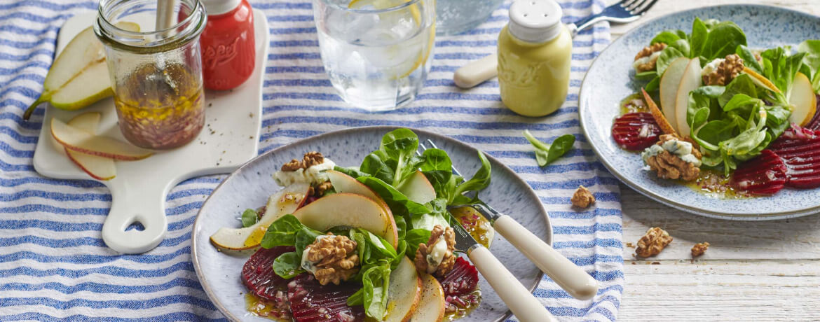 [Schnell &amp; einfach] Rote-Bete-Carpaccio mit Walnusskäse | LIDL Kochen