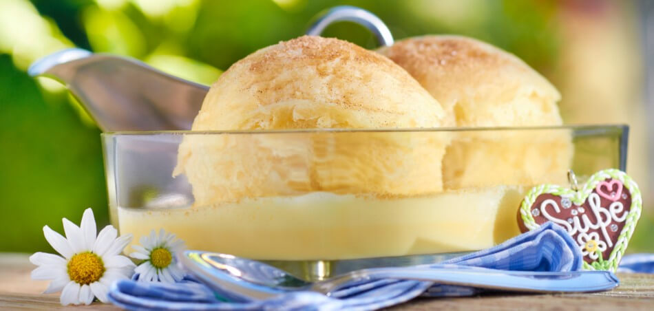 Dampfnudeln mit Vanillesauce - Rezept | LIDL Kochen Dampfnudeln mit Vanillesauce - Rezept | LIDL Kochen