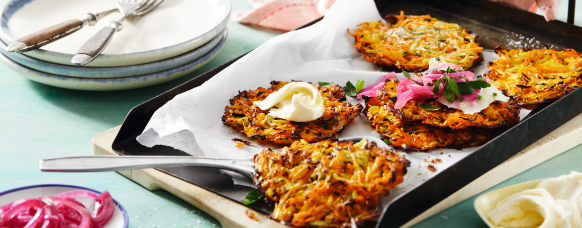 Gemüsepuffer mit Mozzarella für 4 Personen von lidl-kochen.de