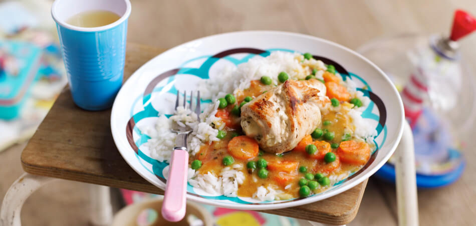 Putenrollen mit Gemüse und Reis - Rezept | LIDL Kochen Putenrollen mit Gemüse und Reis - Rezept | LIDL Kochen