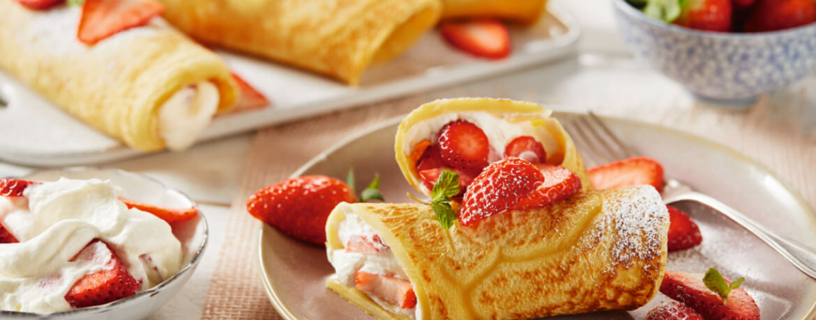 Erdbeer-Pfannkuchen - Rezept | LIDL Kochen