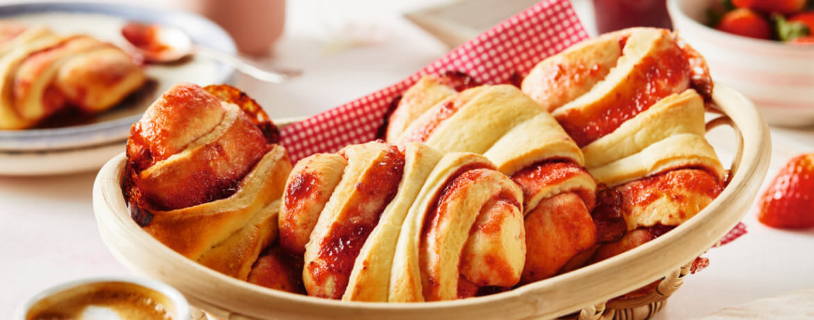 Franzbrötchen Erdbeere-image