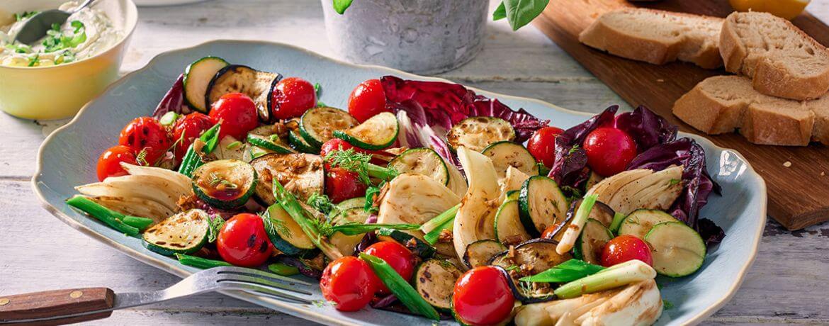 Mariniertes Gemüse mit Kräuterdip - Rezept | LIDL Kochen