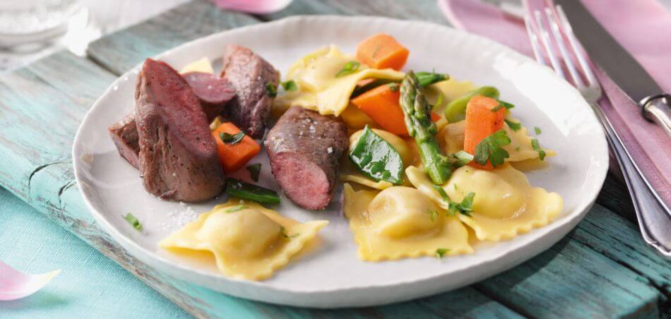 Lammfilets mit Ravioli - Rezept | LIDL Kochen