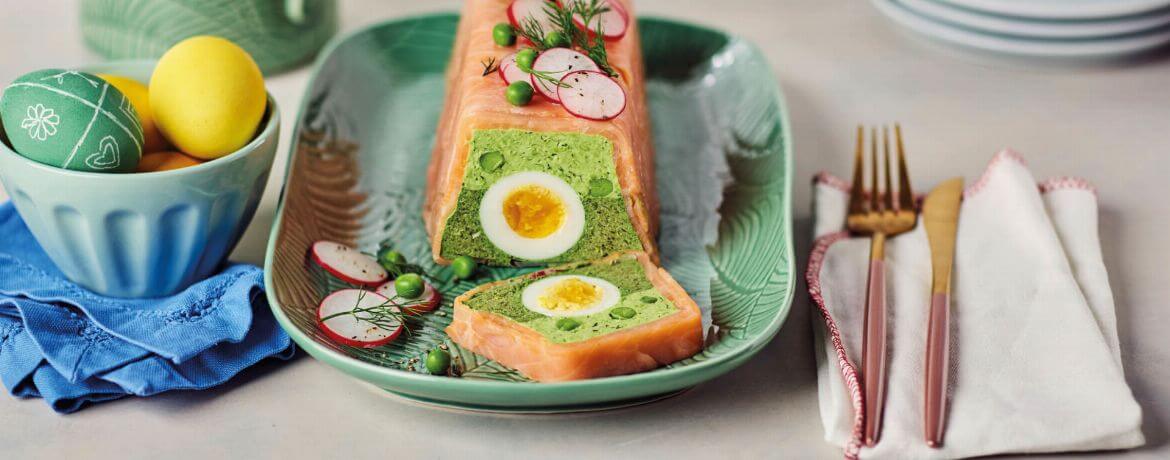 Lachs-Terrine m Spinat &amp; Erbsen - Rezept | LIDL Kochen